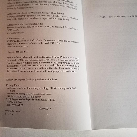 A Student Handbook for Writing In Biology - Picture 14 of 16